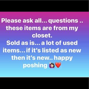 Please fill free to ask questions!!